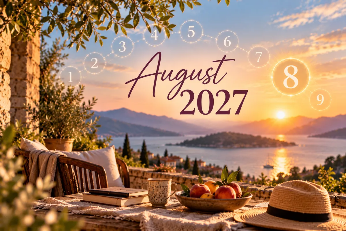 🌾 August 2027 în numerologie: ce îți aduce luna ta