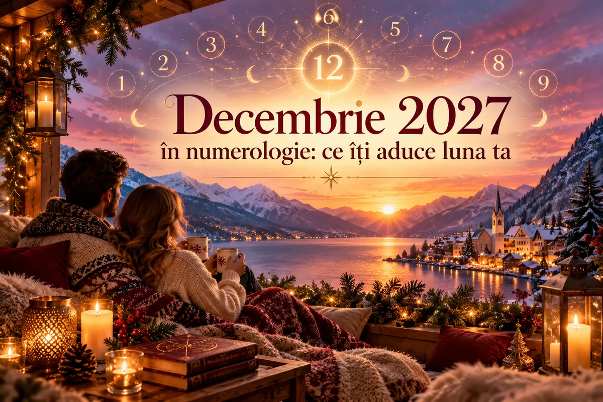 🎄 Decembrie 2027 în numerologie: ce îți aduce luna ta