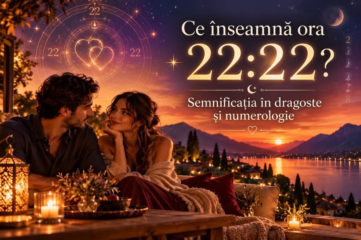 🕙 Ce înseamnă ora 22:22? Semnificația în dragoste și numerologie