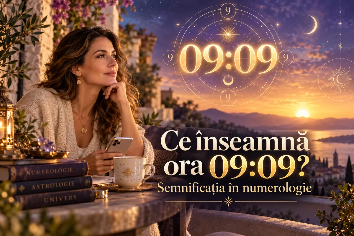 🕘 Ce înseamnă ora 09:09? Semnificația în numerologie