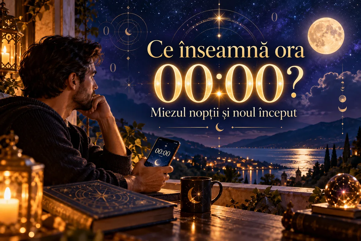 🕛 Ce înseamnă ora 00:00? Miezul nopții și noul început