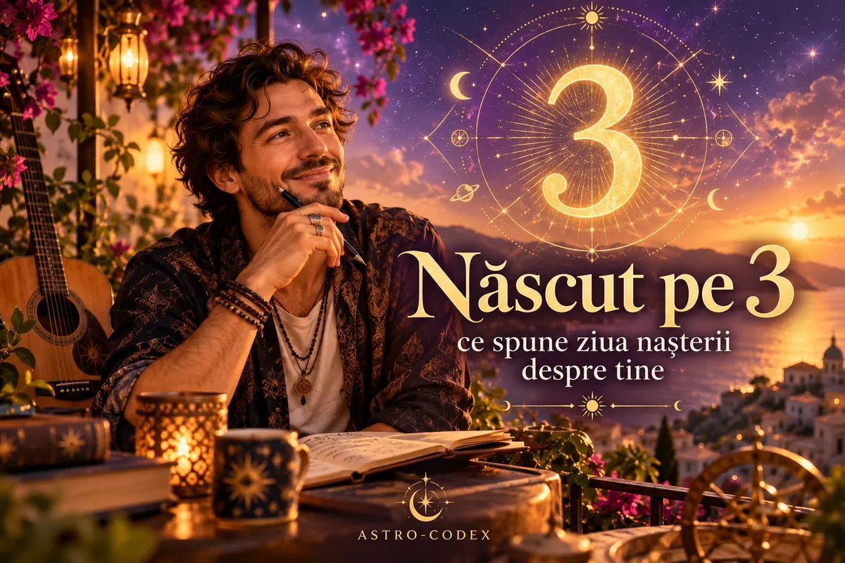 🎭 Născut pe 3: ce spune ziua nașterii despre tine