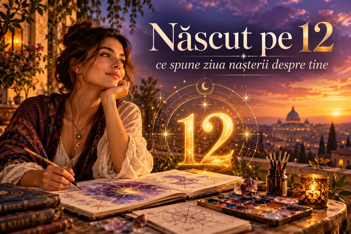 🎨 Născut pe 12: ce spune ziua nașterii despre tine