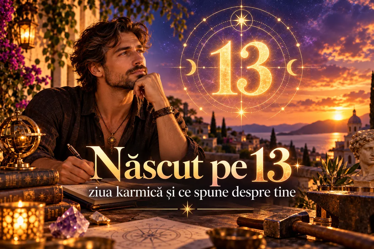 🔨 Născut pe 13: ziua karmică și ce spune despre tine