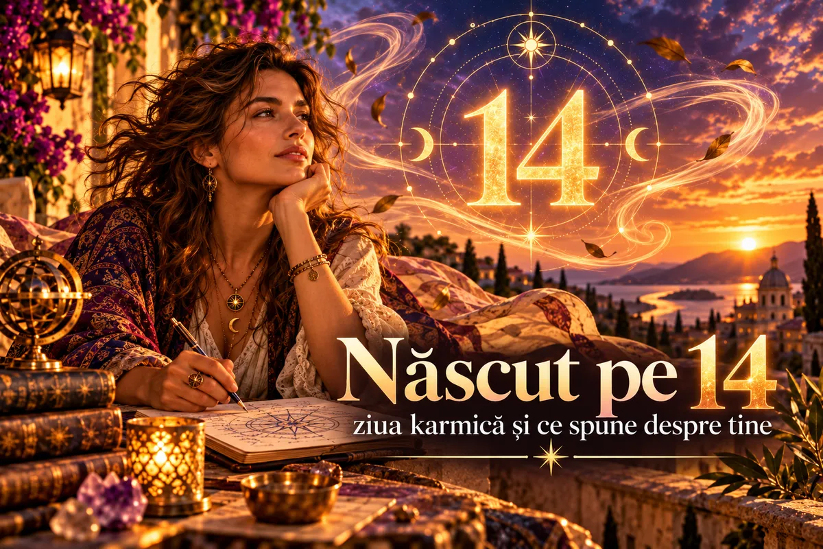 🌪️ Născut pe 14: ziua karmică și ce spune despre tine
