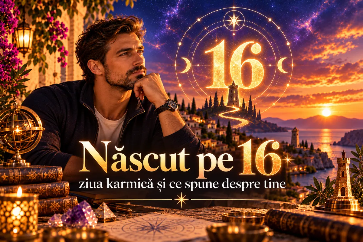 🗼 Născut pe 16: ziua karmică și ce spune despre tine