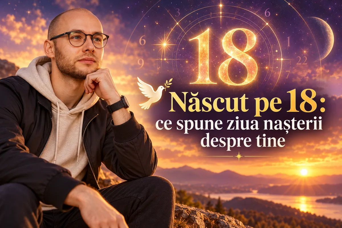 🕊️ Născut pe 18: ce spune ziua nașterii despre tine