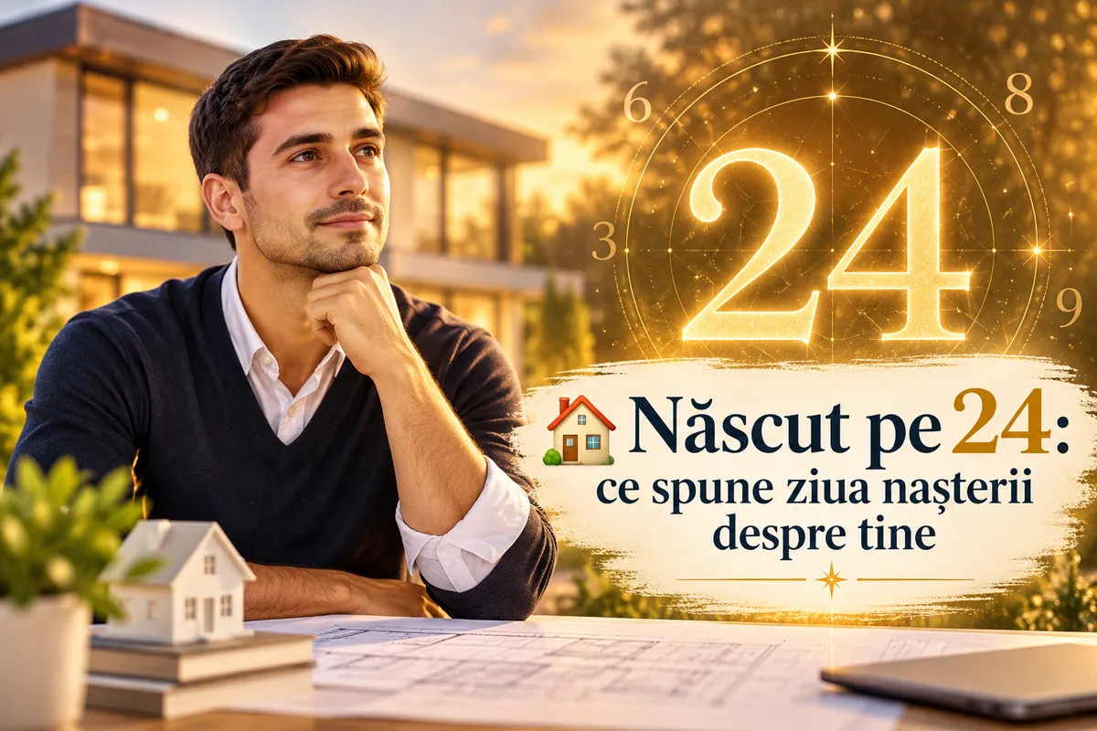 🏠 Născut pe 24: ce spune ziua nașterii despre tine