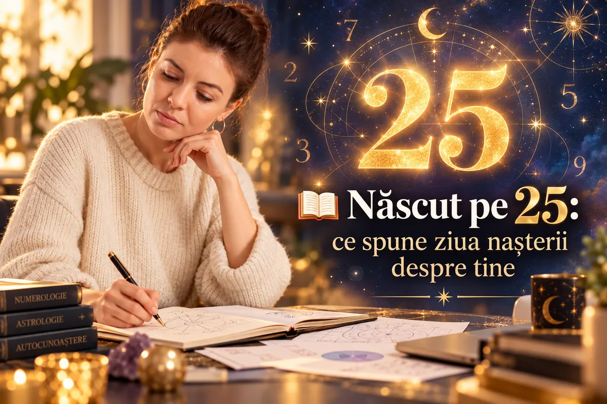 📚 Născut pe 25: ce spune ziua nașterii despre tine