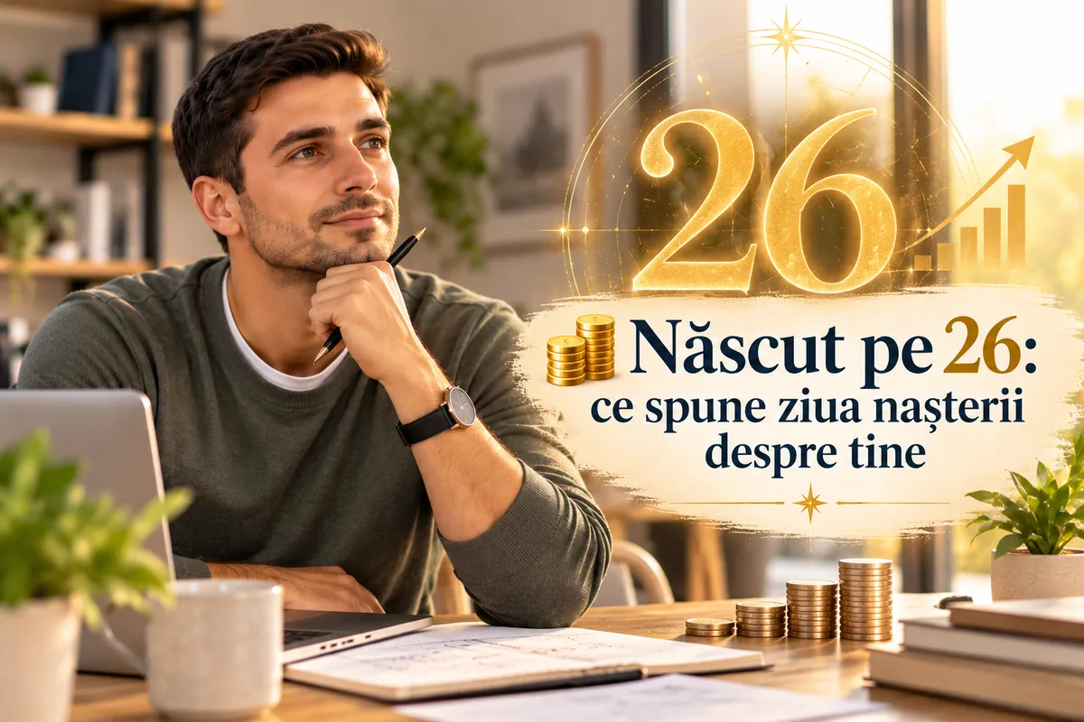 💰 Născut pe 26: ce spune ziua nașterii despre tine