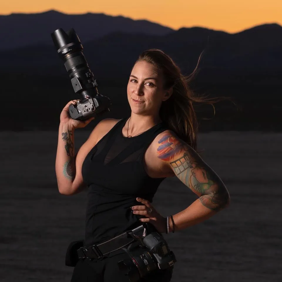 Photographer Alex Rivera, candid in studio, creative workspace