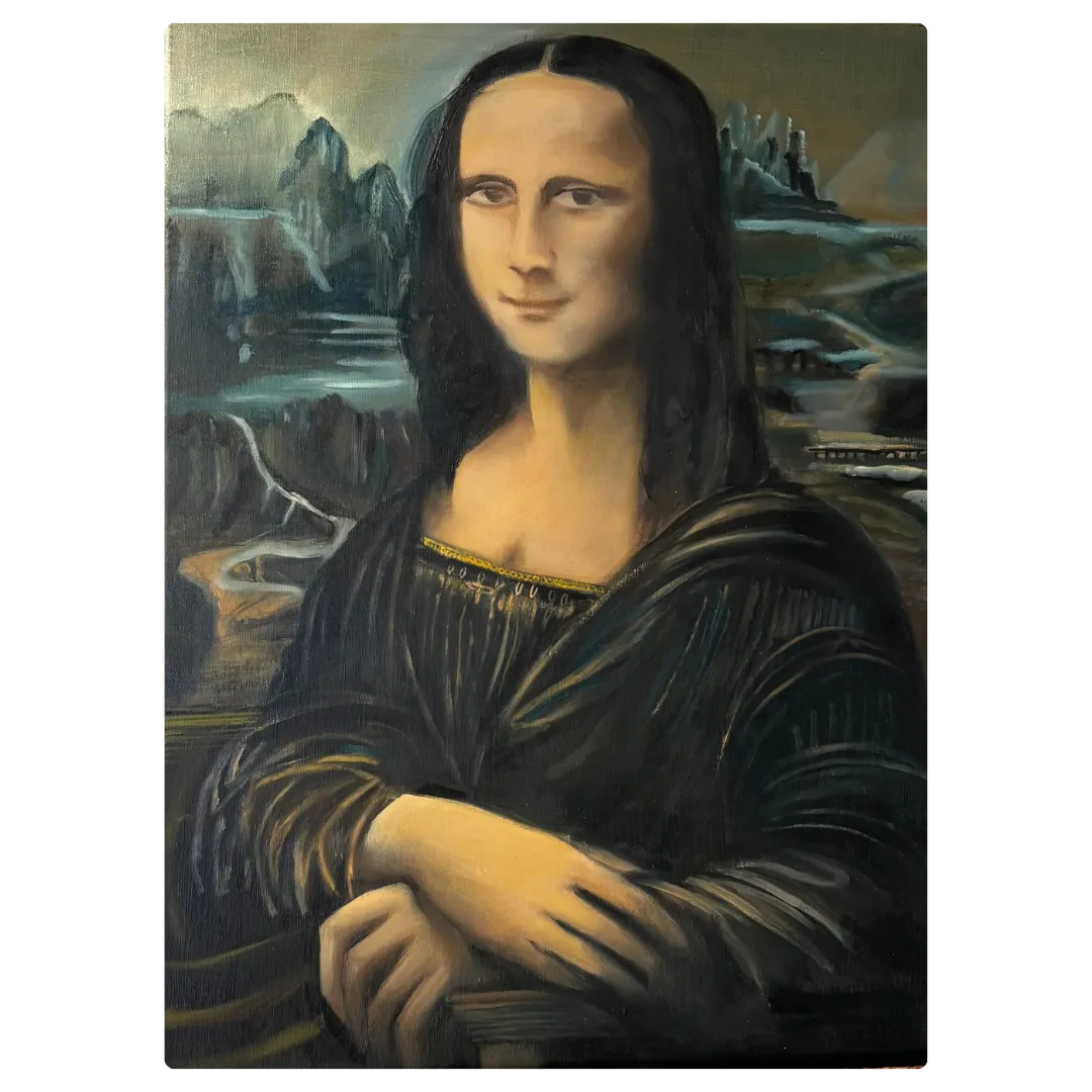 Tableau reproduction "la joconde" christie