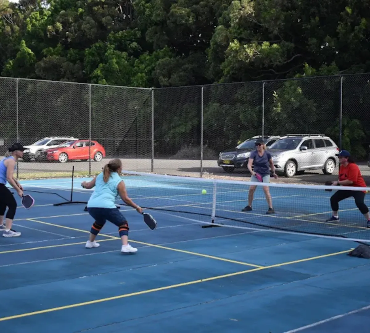 pickleball doubles comp on the south coast