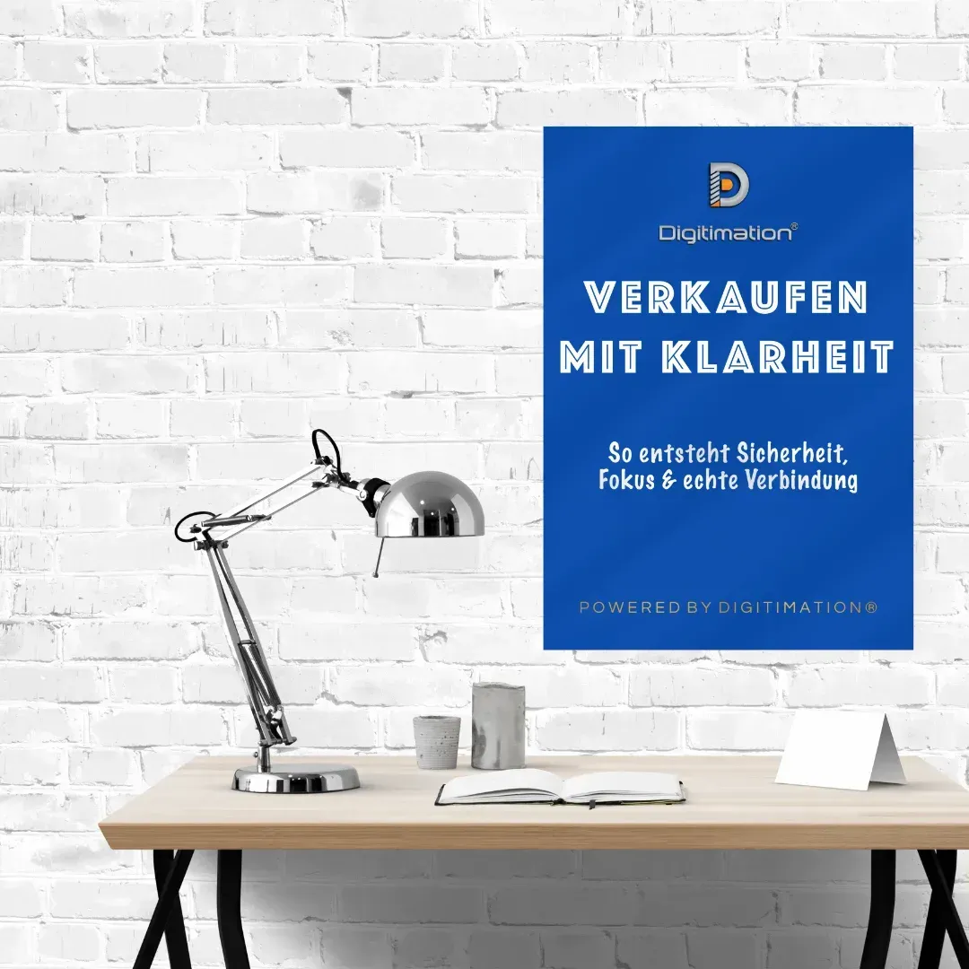 Freebie-Titel: Verkaufen mit Klarheit von Emilio Mummer - Powered by Digitimation