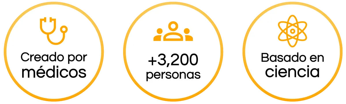 Badge Creado por médicos Sin Pastillas