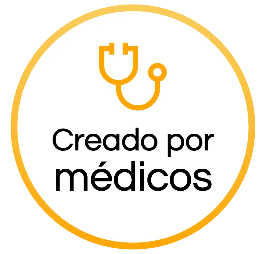 Badge Creado por médicos Sin Pastillas