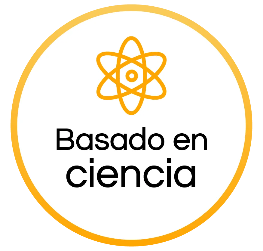 Badge basado en ciencia Sin Pastillas