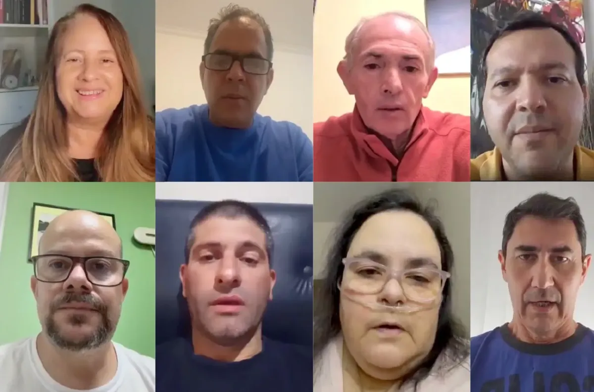 Pacientes en video llamada