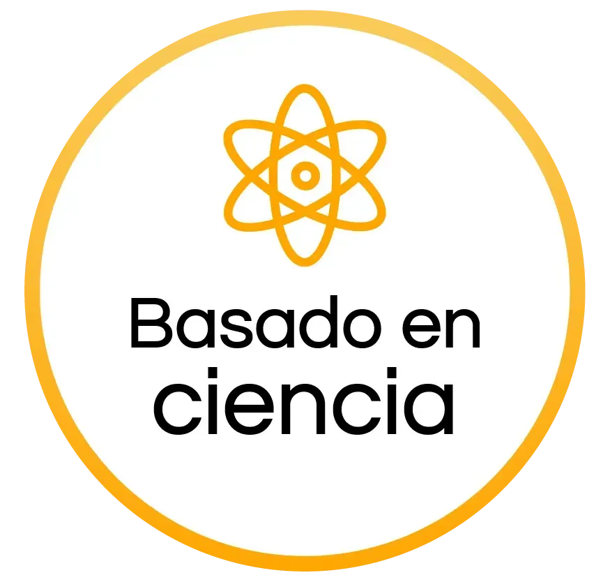 Badge basado en ciencia Sin Pastillas