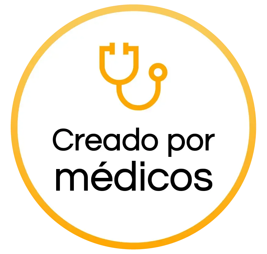 Badge Creado por médicos Sin Pastillas