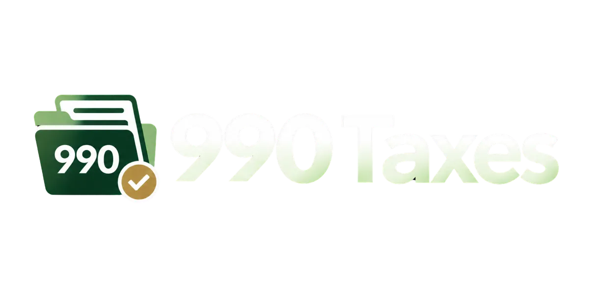 990 Taxes Brand Mark