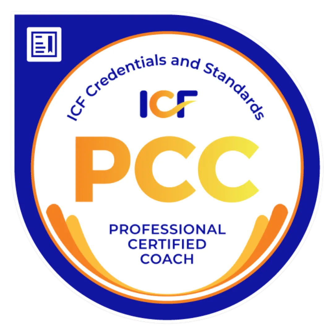 Badge for ICF PCC accreditation 