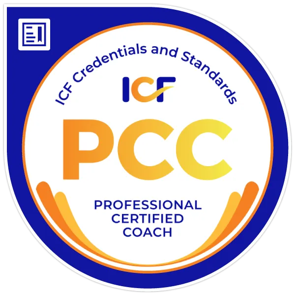 ICF PCC certified badge