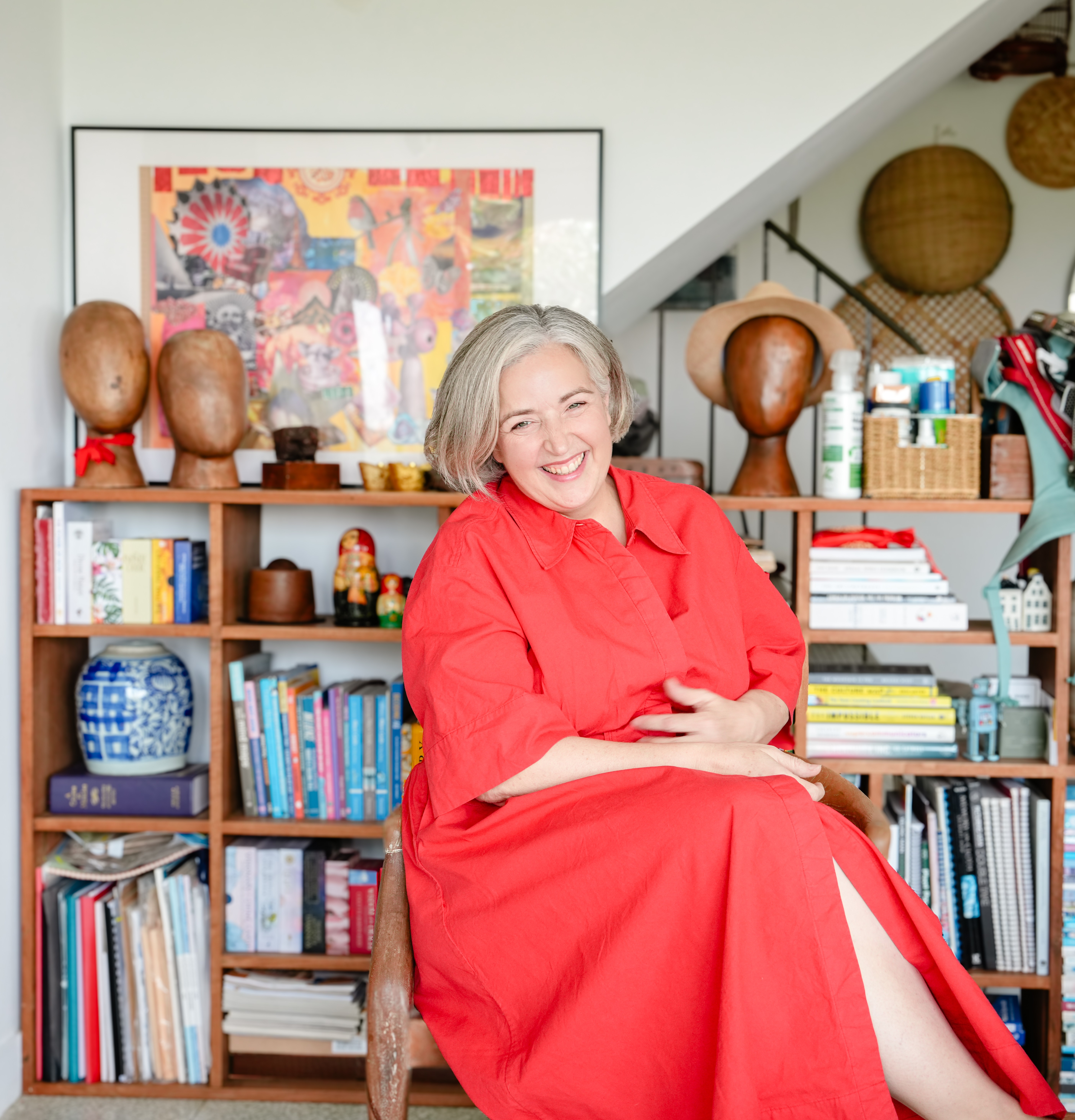Portrait of Josianne Robb in her office in Hong Kong
