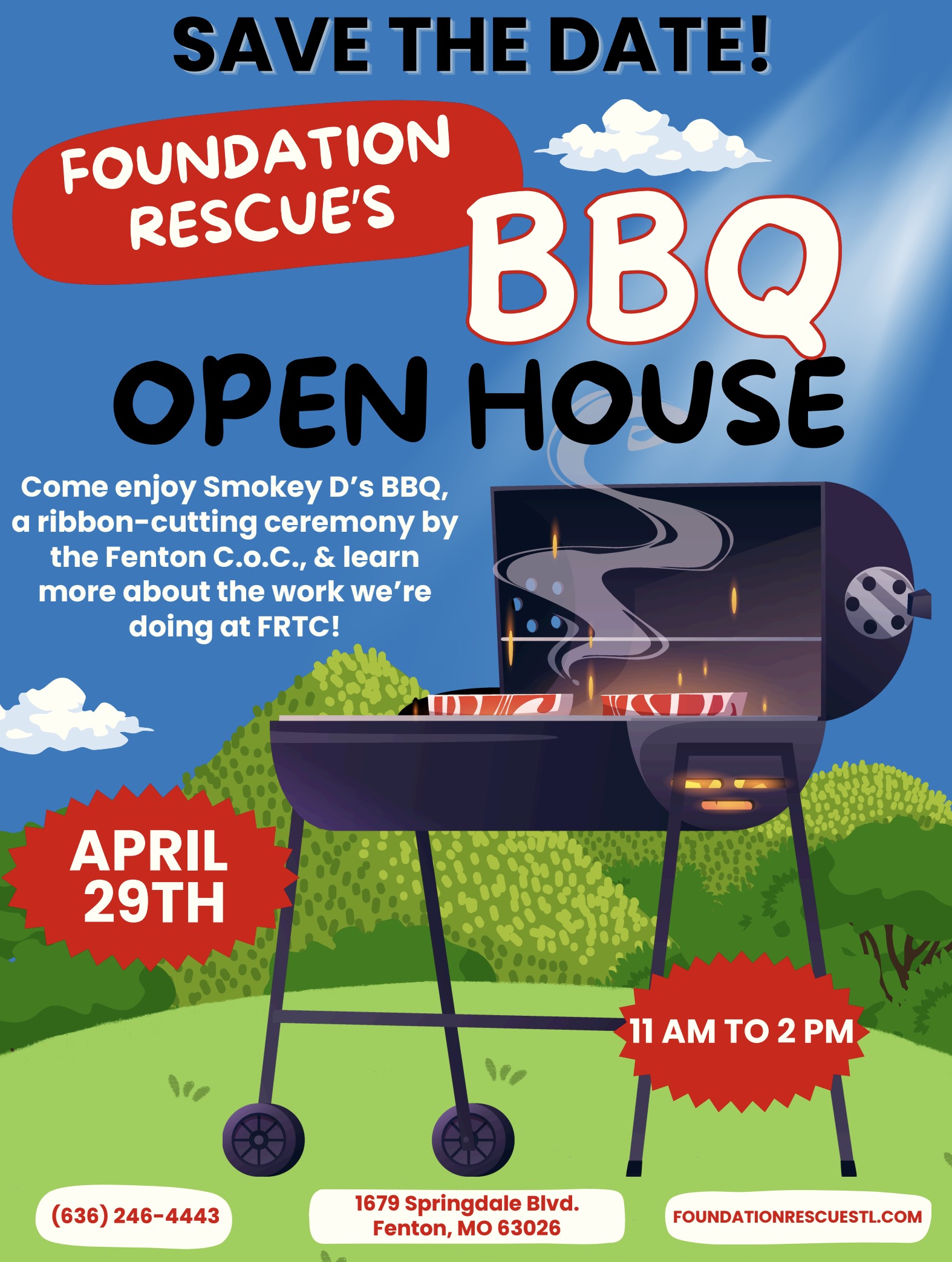 Save The Date: April 29, 2026 - BBQ Open House
