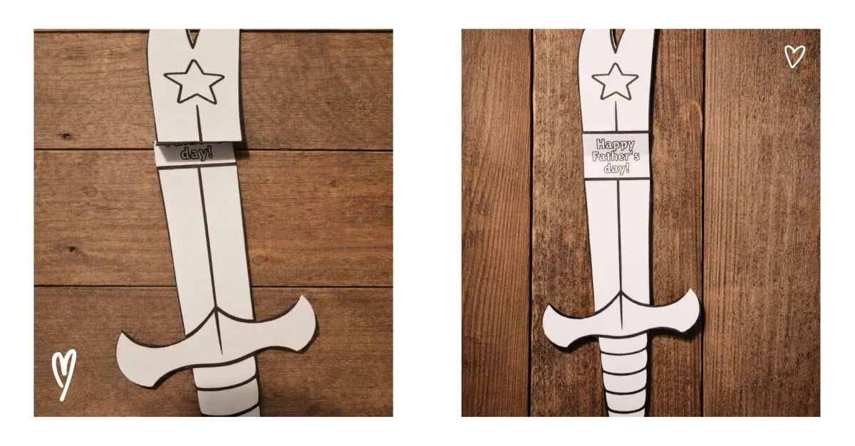 Dhul Fiqaar Father's day Craft 