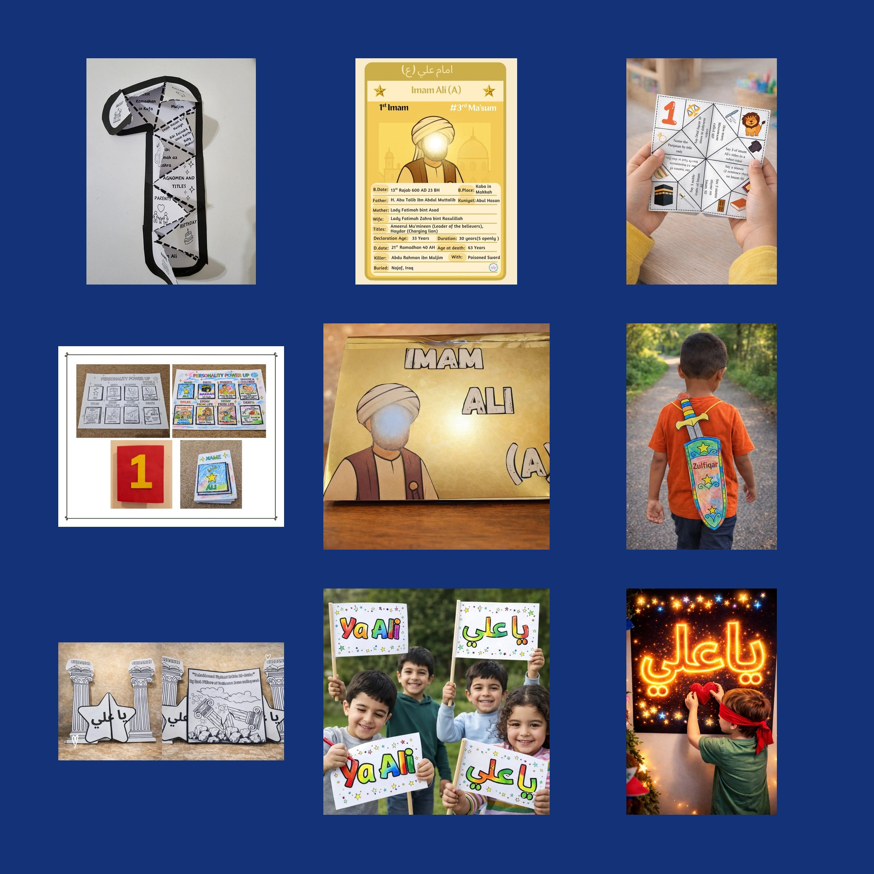 Resources for Children - Zarbat & Shahādat of Imam Ali (as)