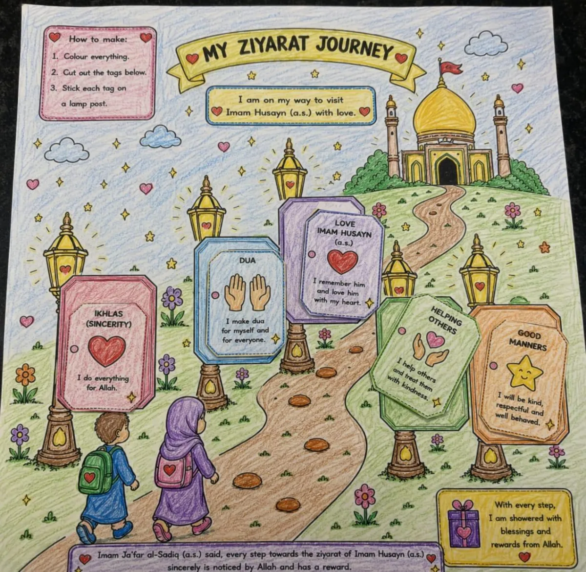 My Ziyarat Journey Craft