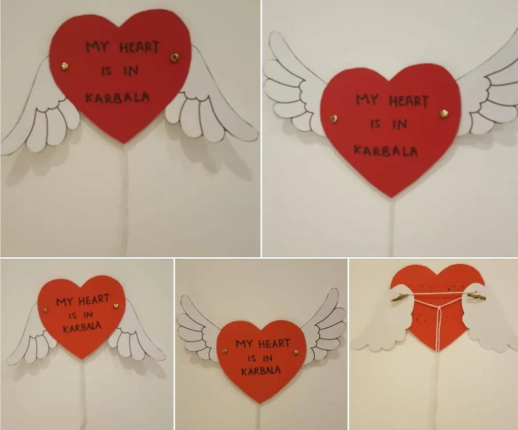 My Heart Is in Karbala – Movable Wings Craft