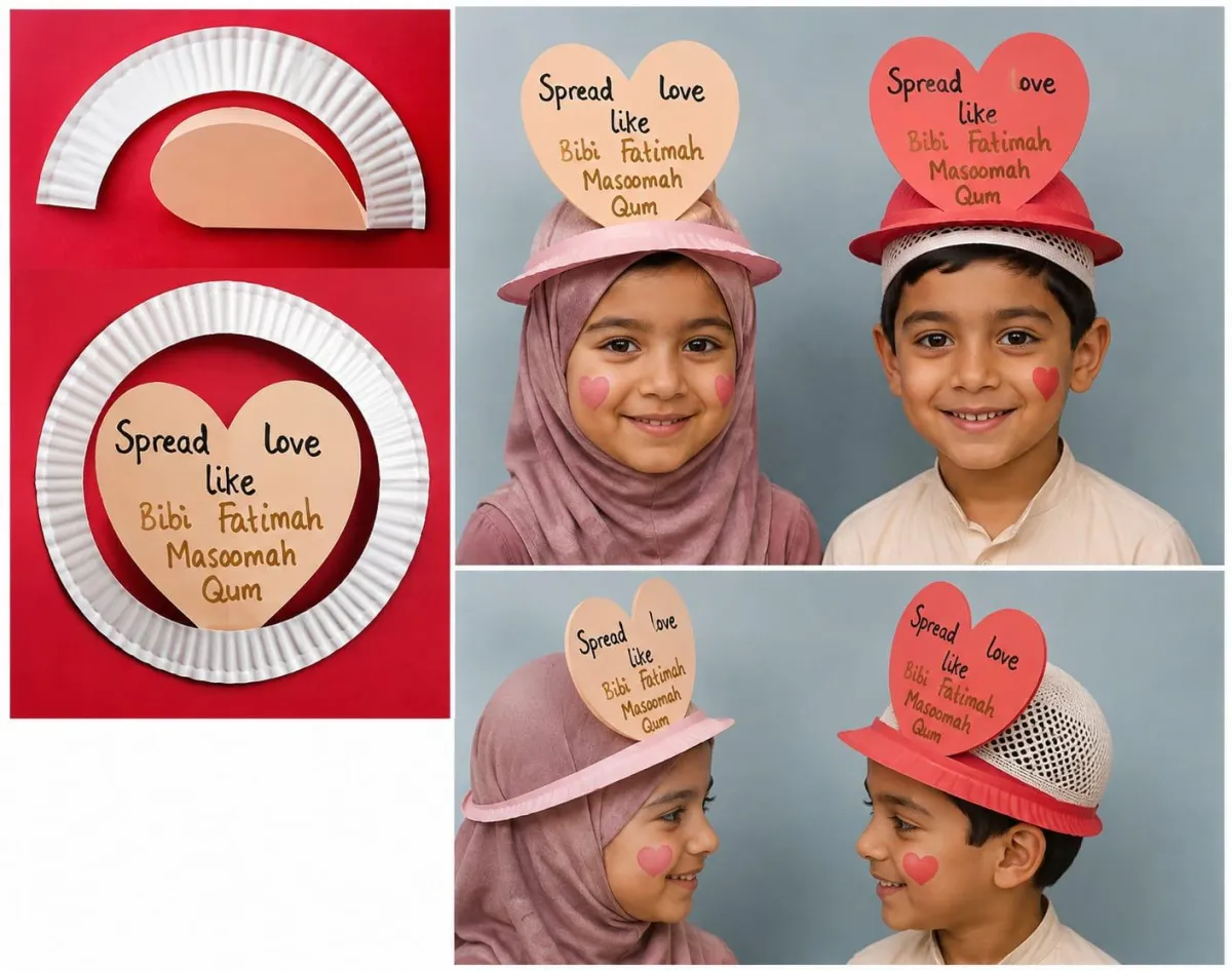 LOVE LIKE BIBI FATIMAH MASOOMAH QUM (A.S) - Love is contagious. Share your love Crafts and Activities