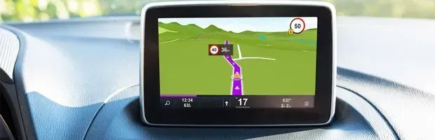 GPS application inside a car