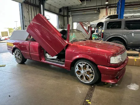 Car window tinting process with computer-cut film templates