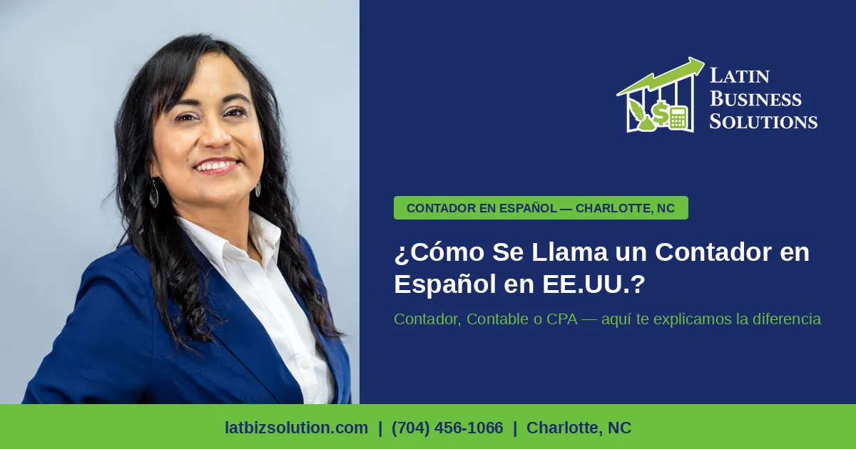 ¿Cómo Se Llama un Contador en Español en Estados Unidos?