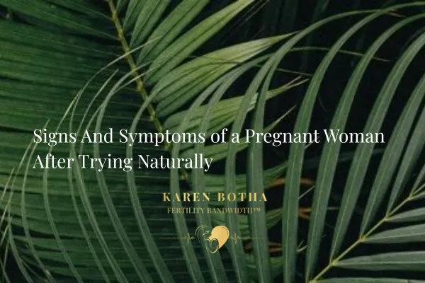Signs of a pregnant woman