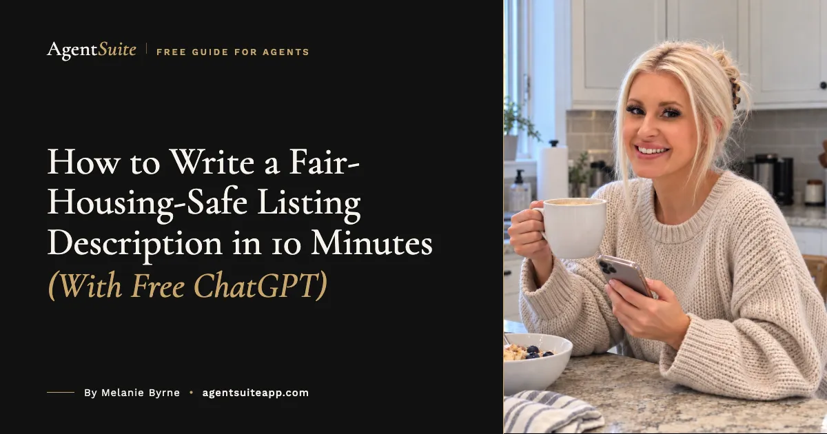 Free ChatGPT Prompts for Fair-Housing-Safe Listing Descriptions