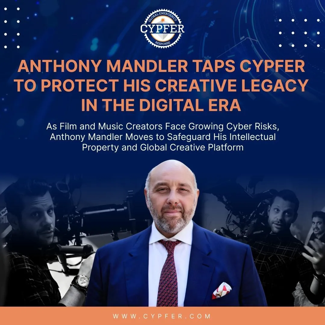Anthony Mandler Taps CYPFER to Protect His Creative Legacy in the Digital Era