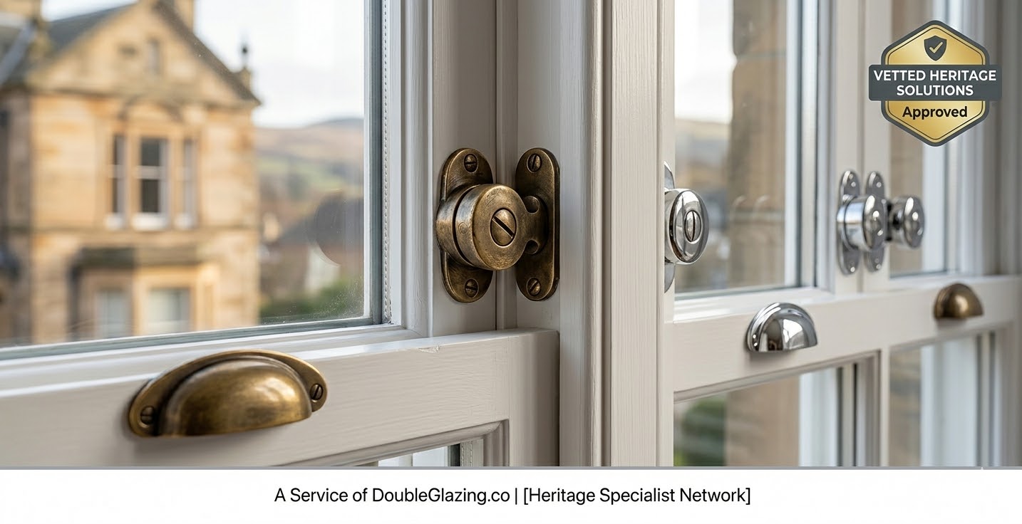 Showcase of bespoke double glazing window styles including uPVC casement and traditional sash in Scotland