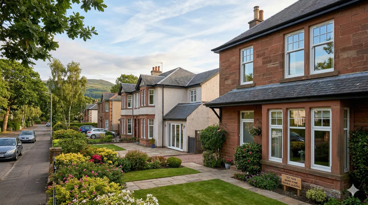 Premium double glazing and secondary glazing installations for homes across Milngavie.