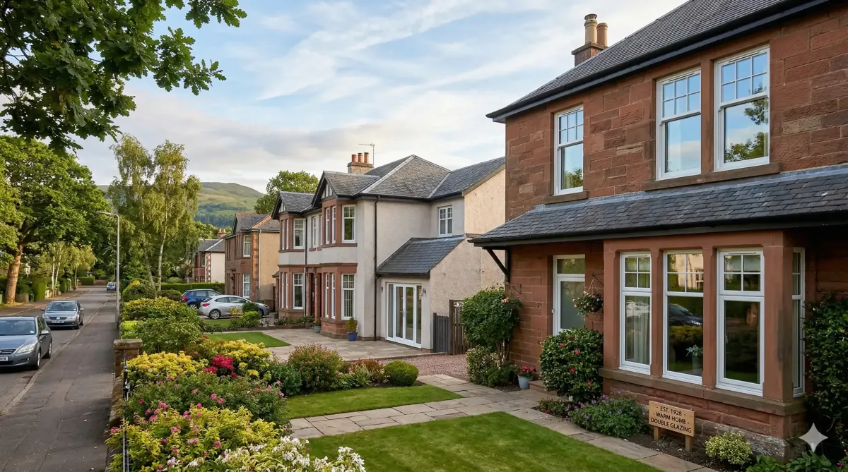 Premium double glazing and secondary glazing installations for homes across Milngavie.