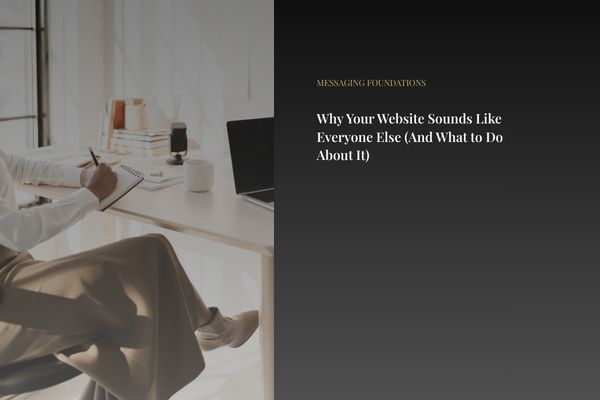 Why Your Website Sounds Like Everyone Else (And What to Do About It)