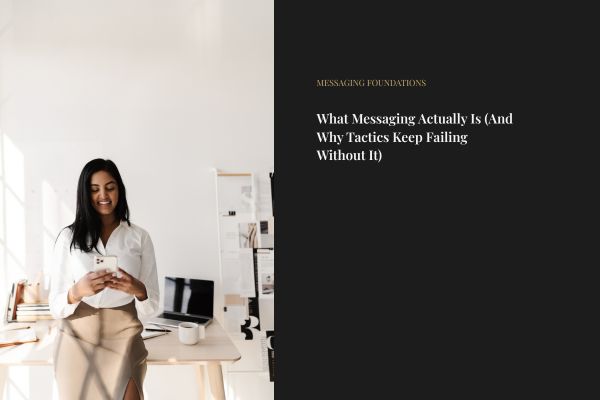 What Messaging Actually Is (And Why Tactics Keep Failing Without It)