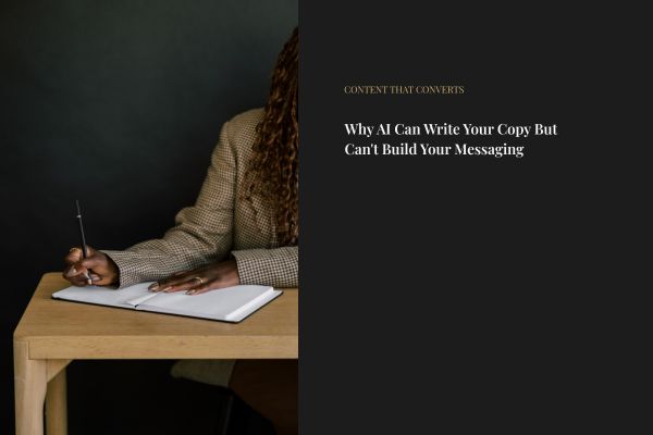 Why AI Can Write Your Copy But Can't Build Your Messaging