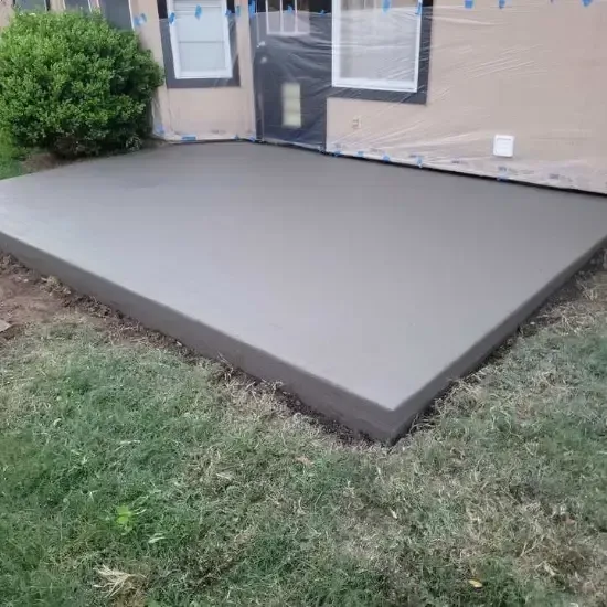 McKinney Concrete builds and installs Patio