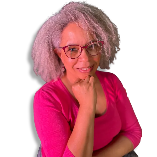 Tanya Spencer warmly smiling - captures her grounded, confident presence as a leadership coach and founder of F🤬ck Being Stuck Coaching.