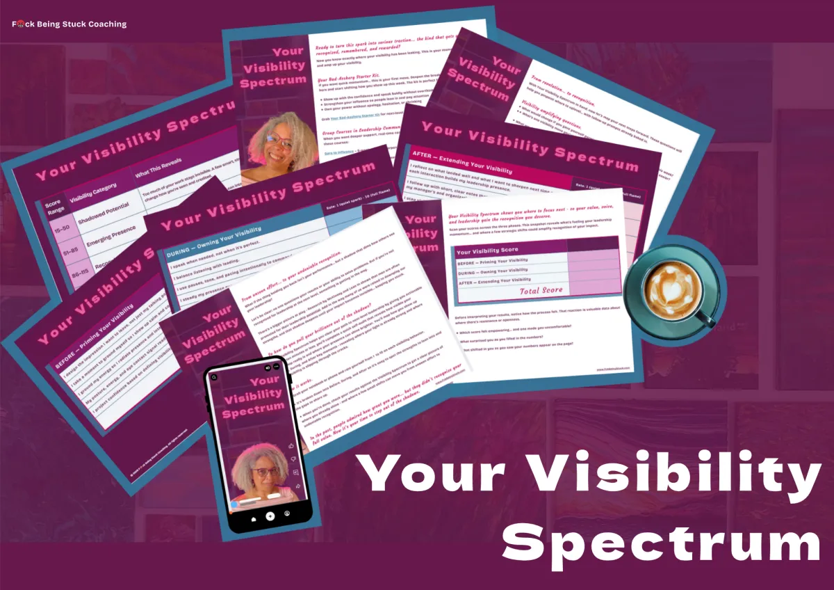 Your Visibility Spectrum free leadership visibility diagnostic tool
