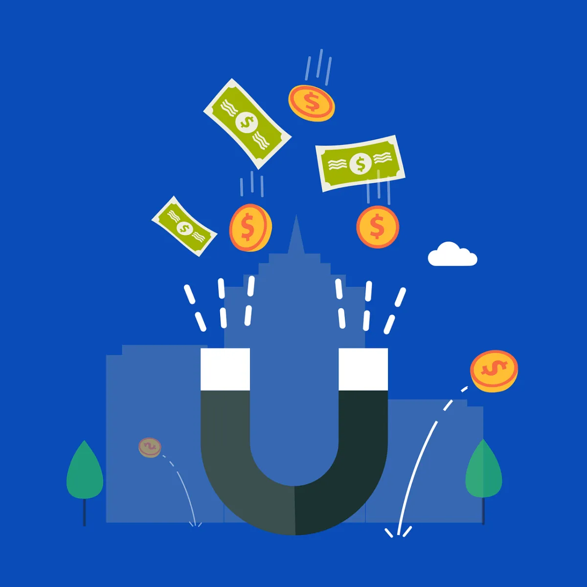 Simplify Your Tech store with a large magnet attracting clients